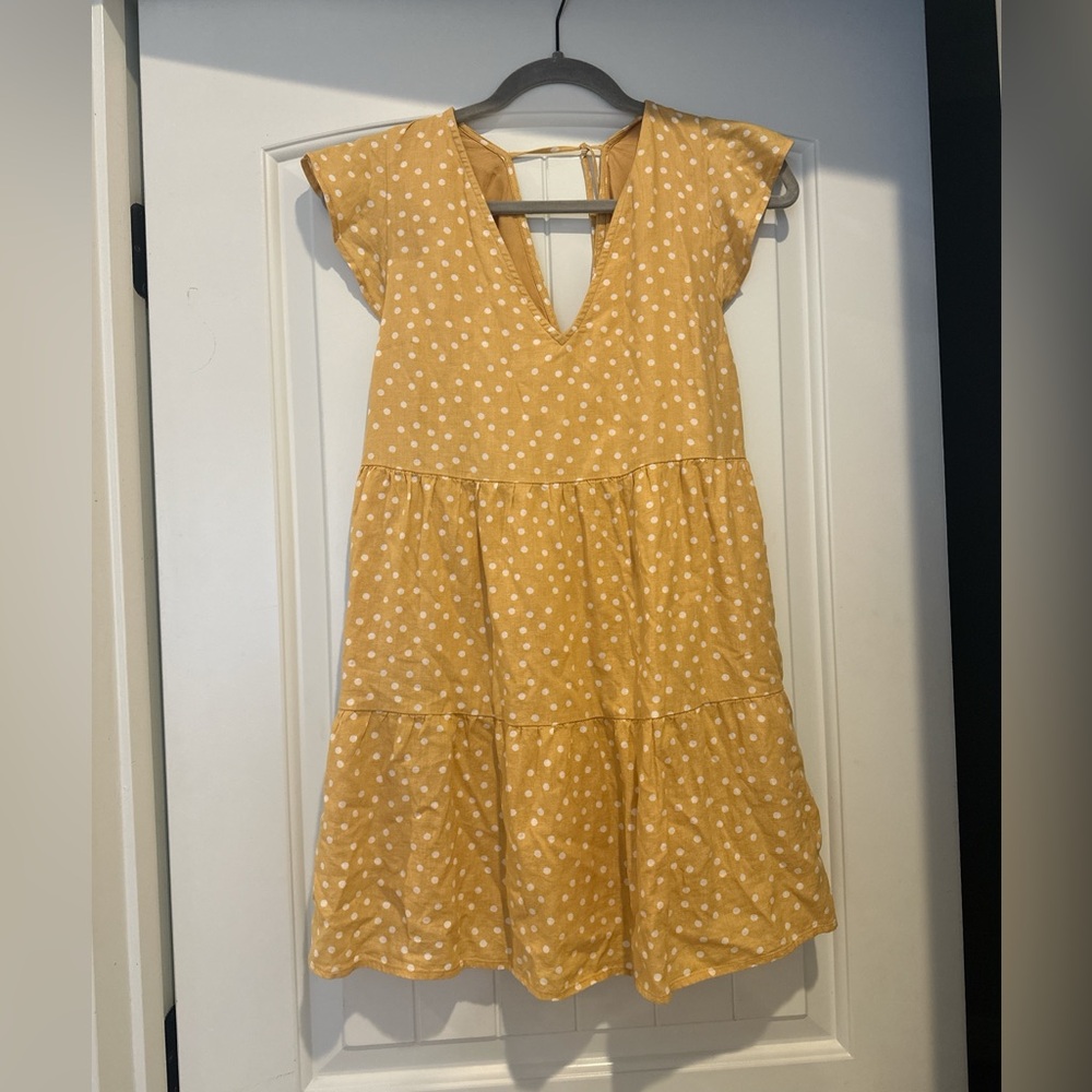 Abercrombie Yellow Polka Dot Dress